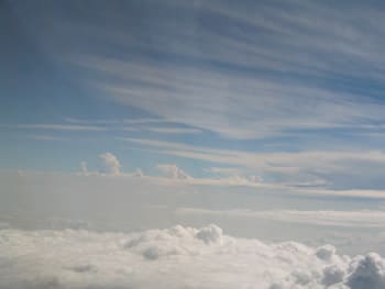 Der Tod ist kein Todfeind Wolken Himmel