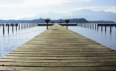Brücke am See