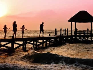 Familie am Meer
