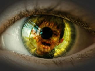 Auge Kind Schmerz