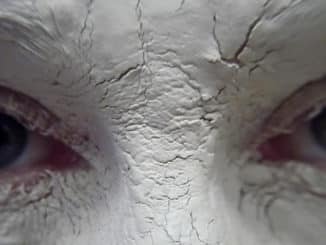Gesicht-Maske-weiss