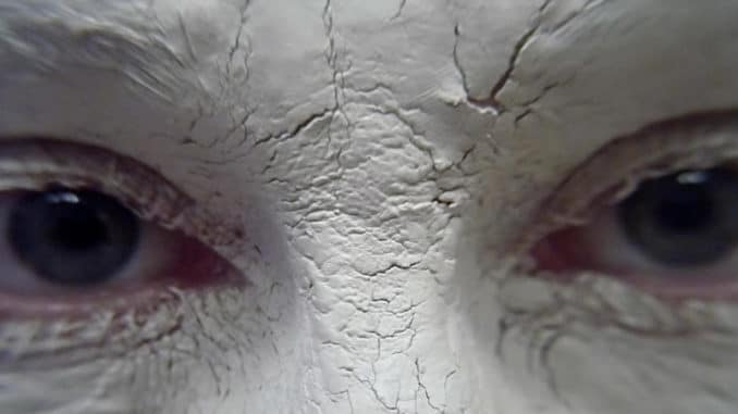 Gesicht-Maske-weiss