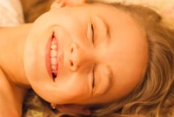 Der wichtigste Teil in meinem Universum Freude Meadchen laecheln