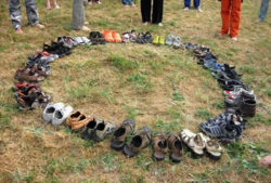 Seminarerlebnisse Schuhe kreis seminar