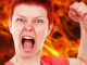 Wut-Frau-Feuer-Aerger-anger