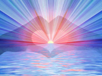 Glück und Gesundheit-Herz-Strahlen-Haende-heart