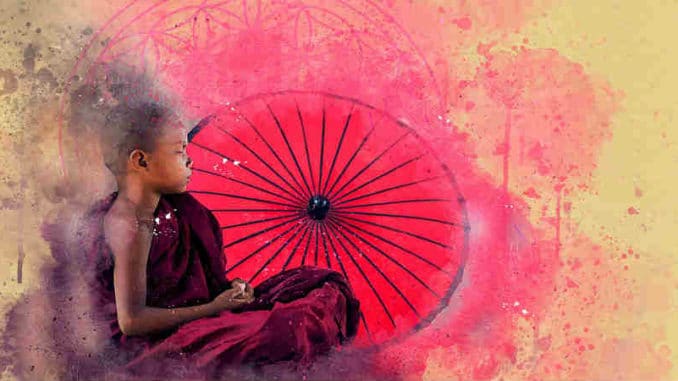 spiritueller Lehrer-junge-buddha