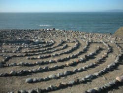 Labyrinth und Irrgarten alte Symbole meer labyrinth