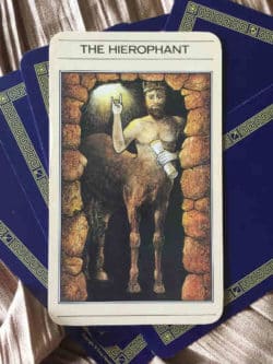 Tarot Karte Der Hierophant