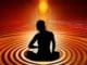 meditierende Frau im Licht be-receptive