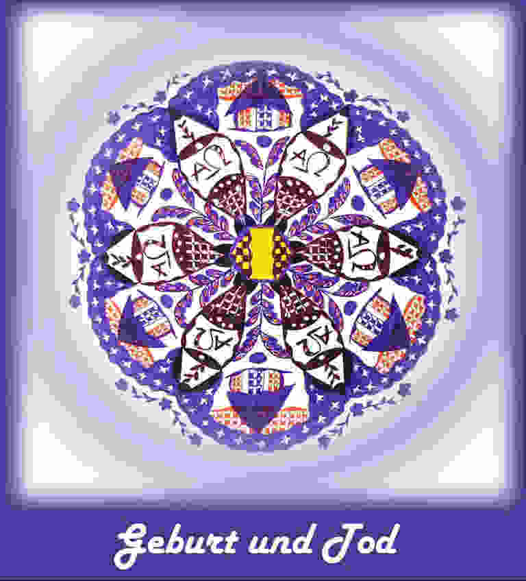 Geburt und Tod mandala Mata Fischer