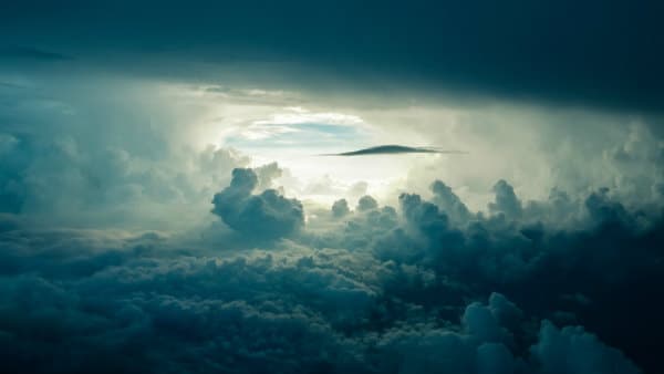 Gotteserfahrung eines Neurowissenschaftlers wolken blick ewigkeit nahtoderfahrung einssein verschieden sein tattva vieveka sky