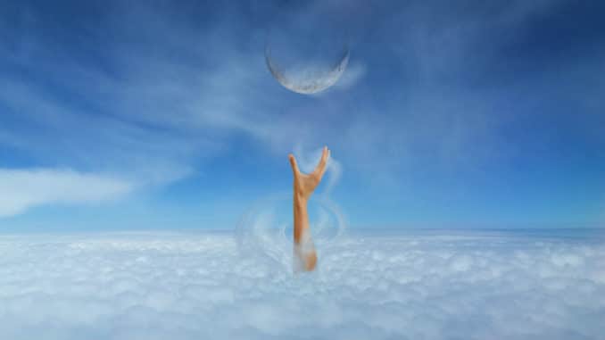 Gotteserfahrung-hand-himmel-nahtoderlebnis-blick-ewigkeit-tattva-viveka-hand