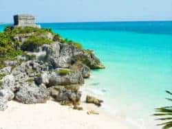 Reisebericht spirituelle Rundreise Mexiko Kukulkan Reisen meer strand felsen