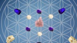 Crystal Grids für Lösungsimpulse im Leben stein grid blume des lebens kira klenke