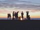 schwierige Menschen Gruppe am Meer