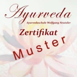 Zertifikat Muster Marma punkt massage neutzler