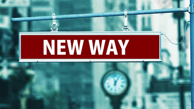 neue-Wege-Schild