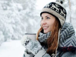 Frau-schnee-Natur-girl