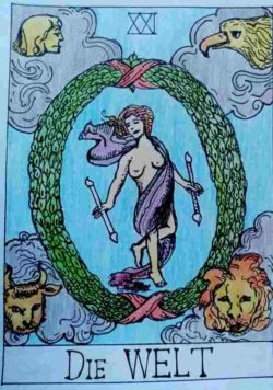 Die Welt Tarot Karte Constanze Steinfeld