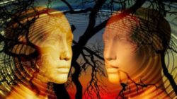 Kollektives Unterbewusstsein und Spiritualität archetypen gesichter wasser