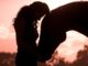 sonnenuntergang-frau-pferd-innig-horse
