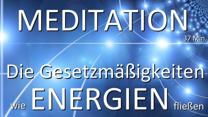 Meditation Energie fließt