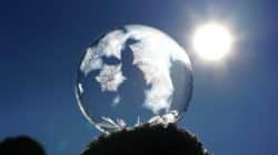 Sonne Licht soup bubble