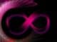 liegende acht pink character