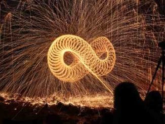 liegnde acht lichter steelwool
