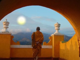 moench landschaft buddha
