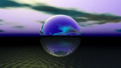 Kymatik seifenblase himmel erde soap bubble