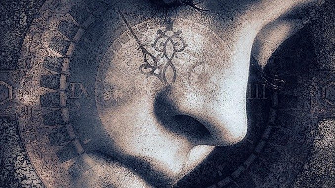 Circadianer Rhythmus: Symbolmotiv mit Frauengesicht und Uhr