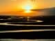 sonnenuntergang fluss prairie