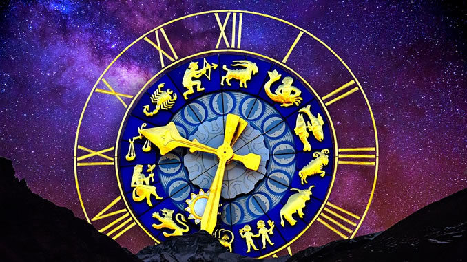 sternzeichen uhr zifferblatt