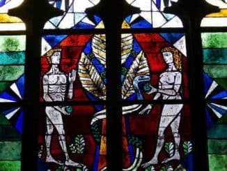 todsuende church window