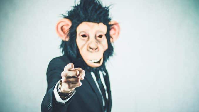 affe maske anzug ape