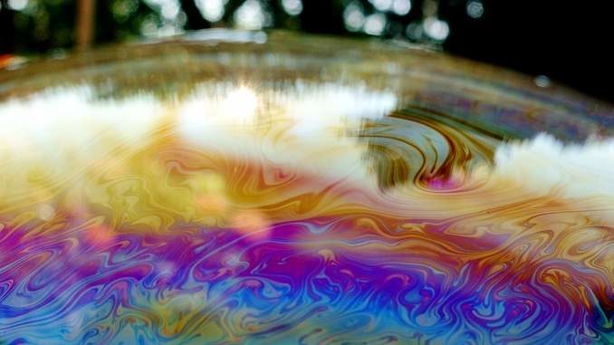 farben soap bubble
