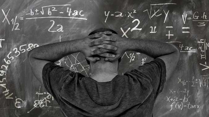 Mann Mathe Formeln board