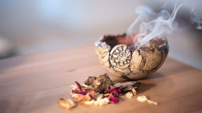 raeuchern kraeuter fire bowl