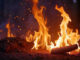 Feuerzeremonie am Lagerfeuer
