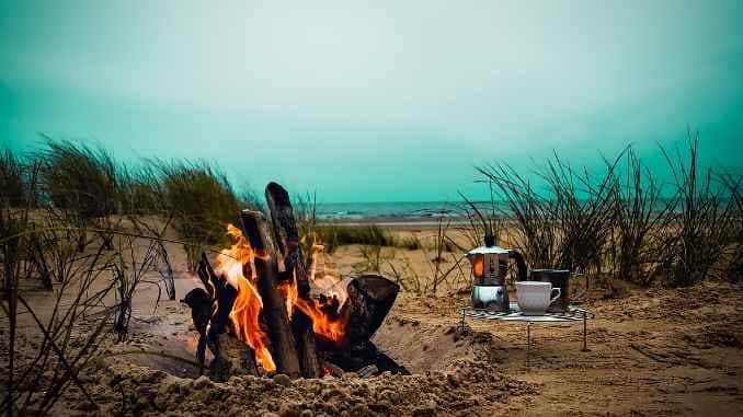feuer meer sea