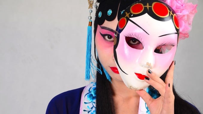Wer bin ich Frage Maske Identität selbst peking-opera