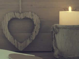 Licht in Dinkelheit heart