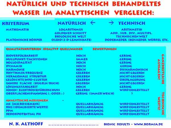 bormia analytischer Vergleich nadeen althoff