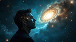 Seelenreise eines Mannes durch das Universum