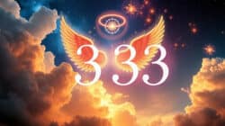 Engelszahl 333 Himmel und Engelsflügel