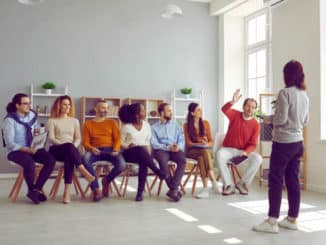Coaching Unterricht in einer gruppe
