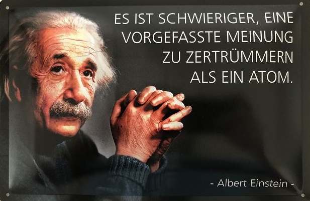 Metanoia und Transformation EINSTEIN Vorurteil Atomkernspaltung