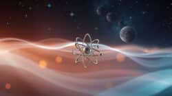 Schwingung eines Atoms
